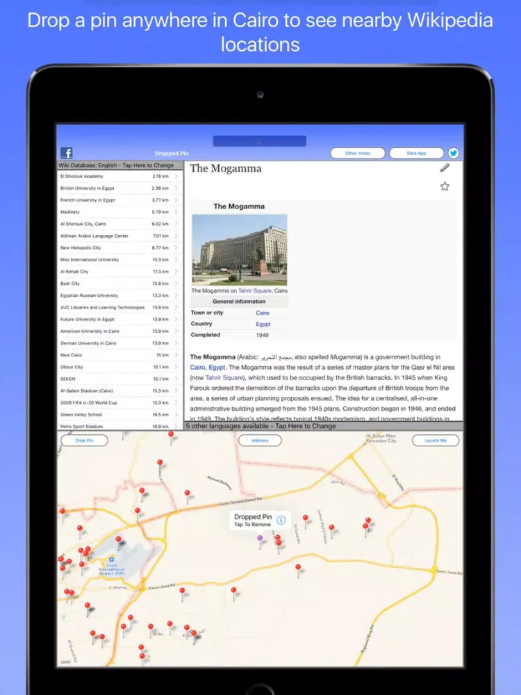 Cairo Wiki Guide iPad  Screenshots