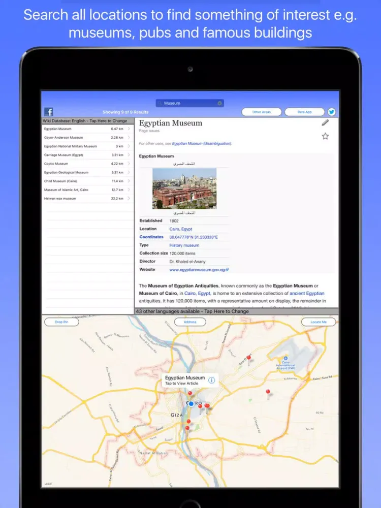 Cairo Wiki Guide iPad  Screenshots
