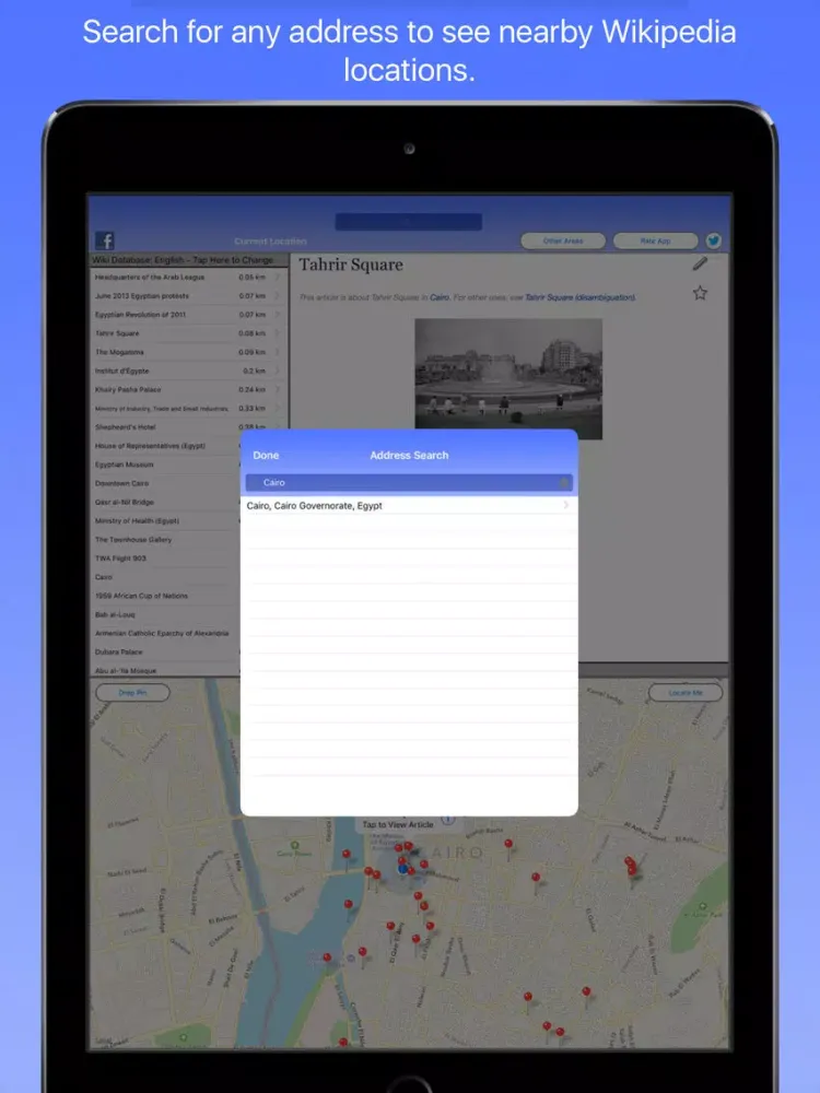 Cairo Wiki Guide iPad  Screenshots