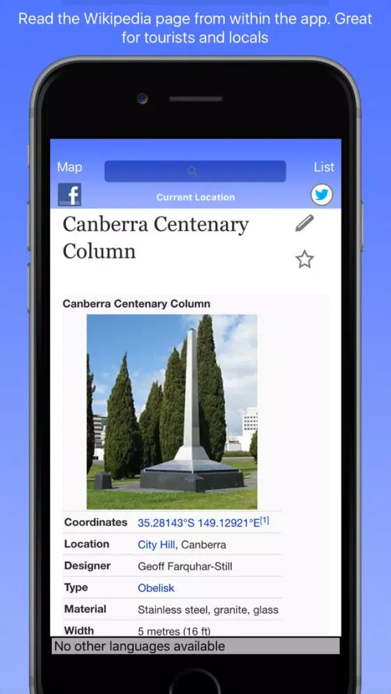 Tangkapan skrin Canberra Wiki Guide