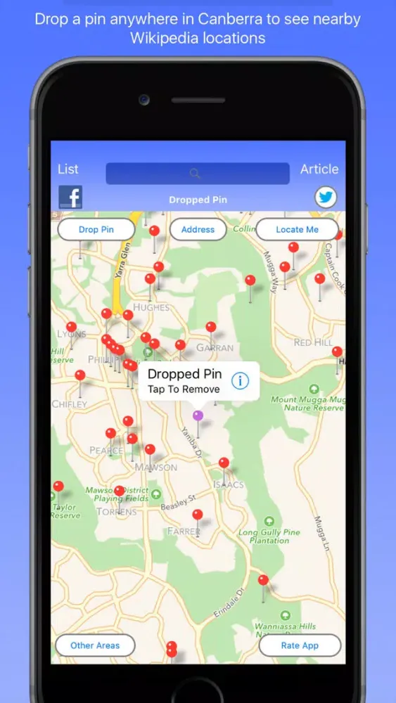 Tangkapan skrin Canberra Wiki Guide
