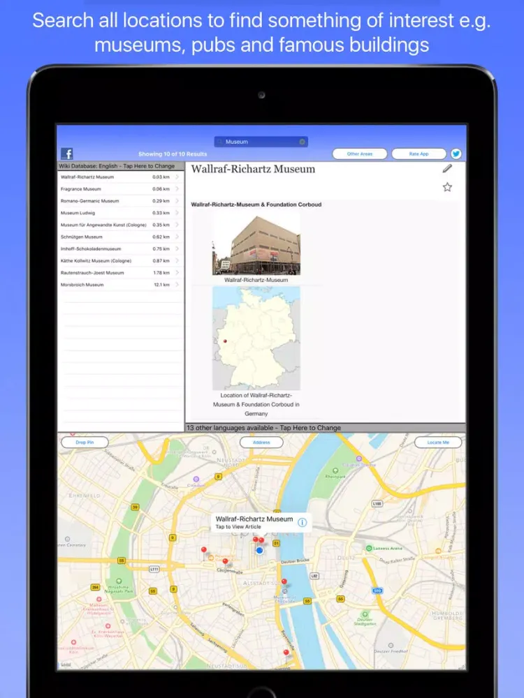 Cologne Wiki Guide iPad  স্ক্রিনশট