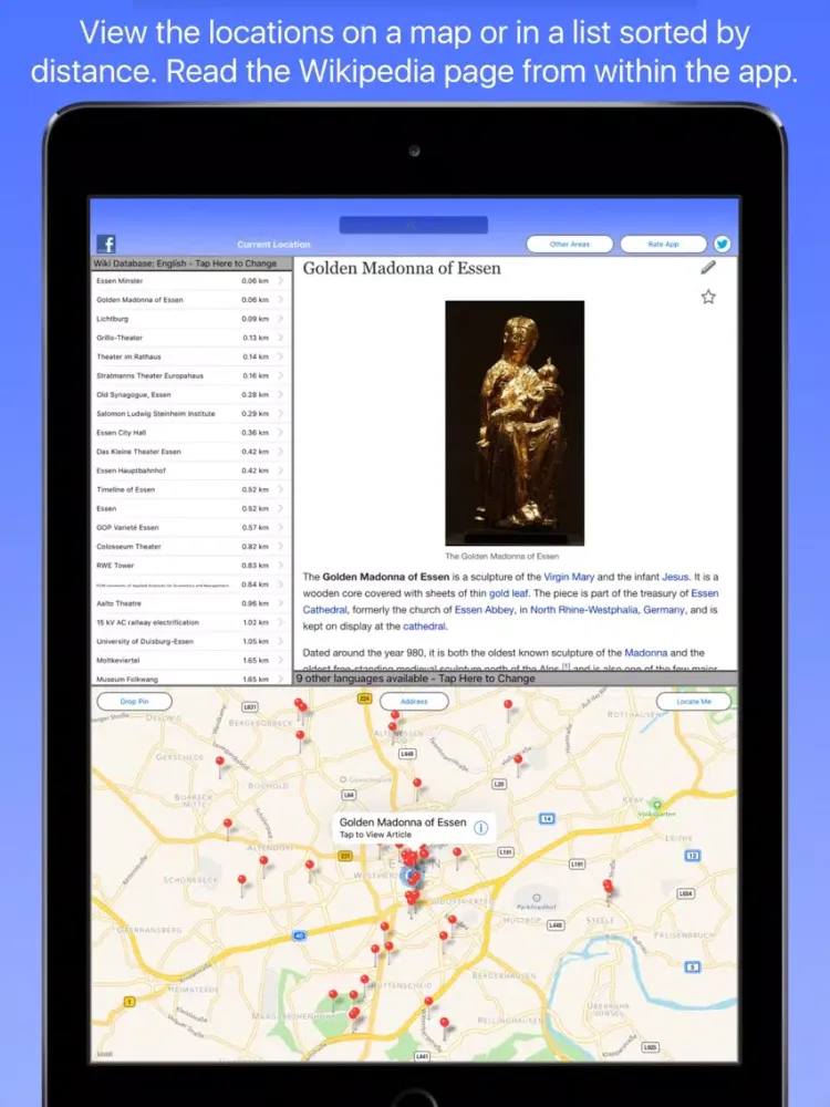 Essen Wiki Guide iPad  Screenshots
