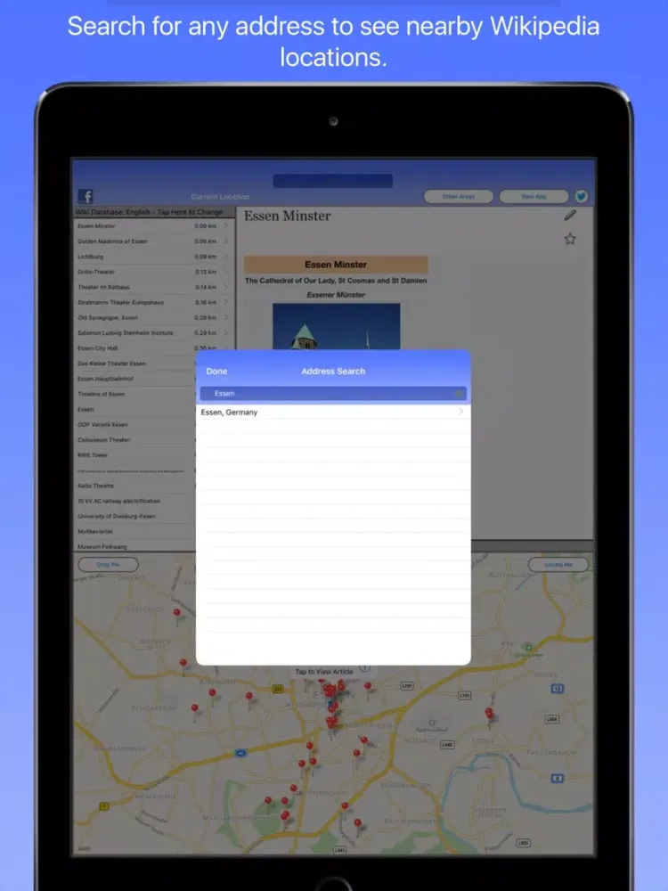 Essen Wiki Guide iPad  Screenshots