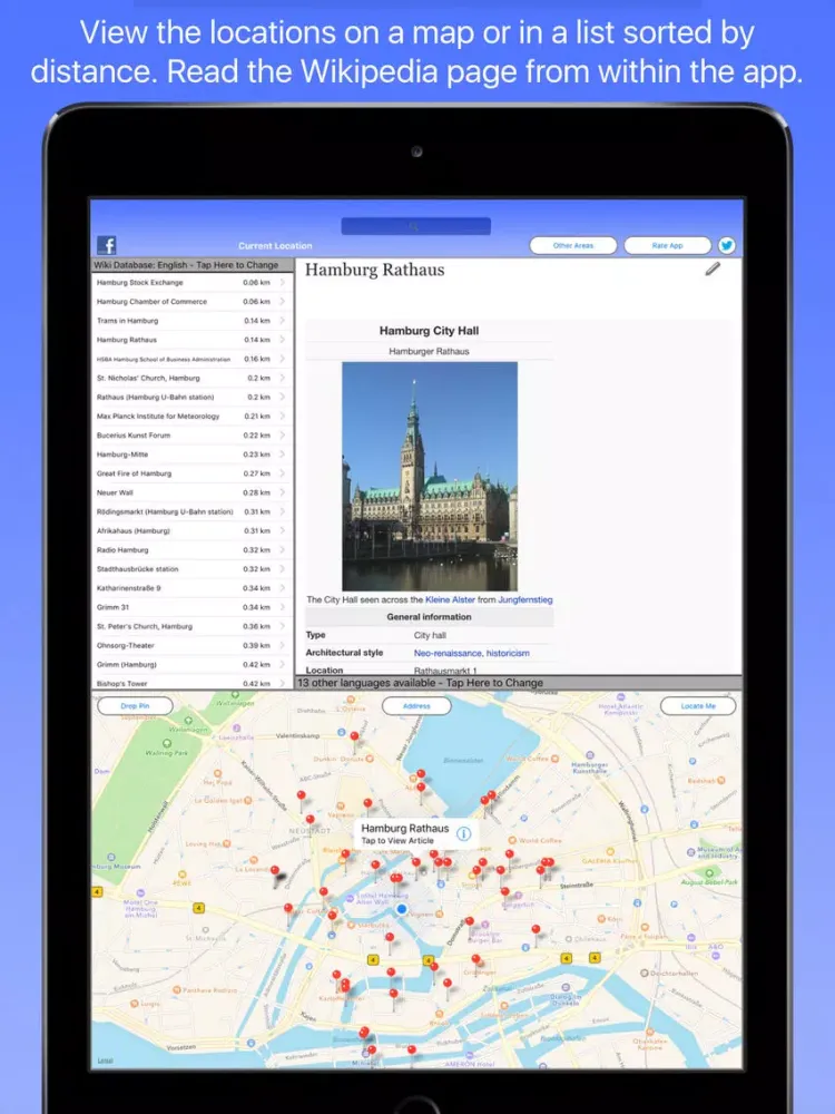 تصاویر Hamburg Wiki Guide iPad 