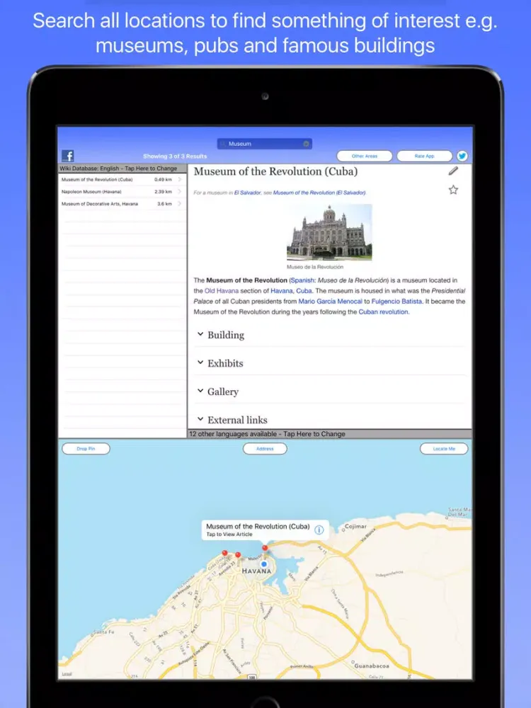 Havana Wiki Guide iPad  스크린샷