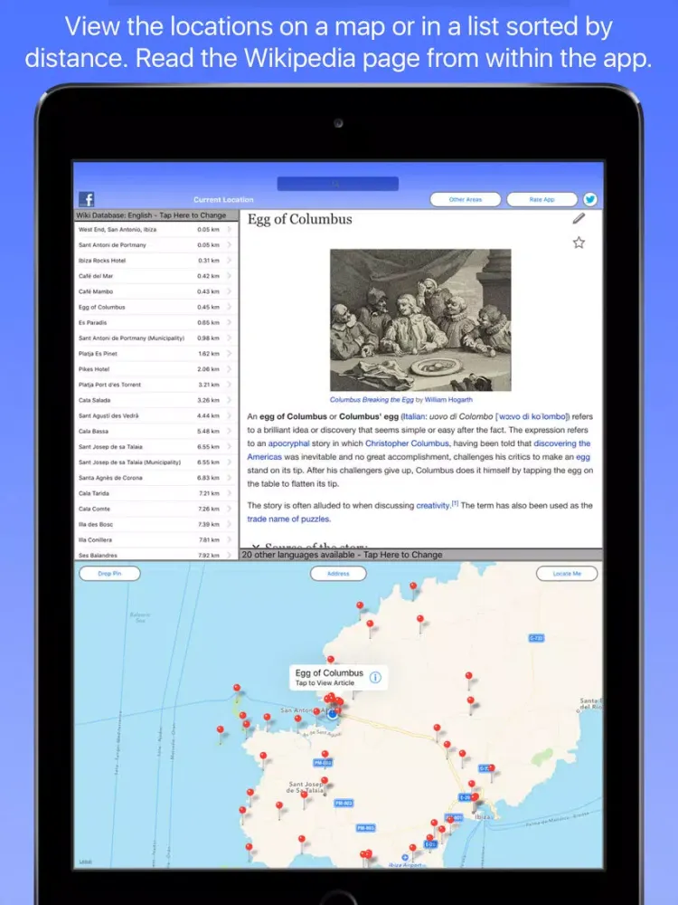 Captures d'écran de Ibiza Wiki Guide iPad 