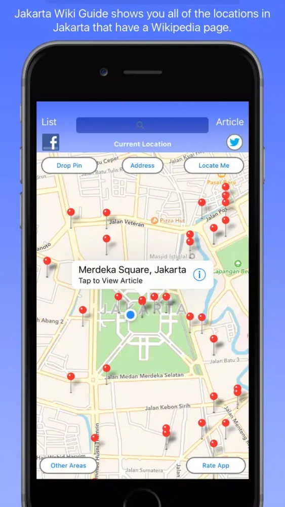 Captures d'écran de Jakarta Wiki Guide