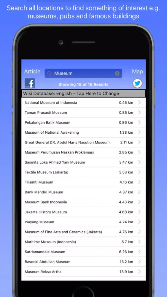 Captures d'écran de Jakarta Wiki Guide