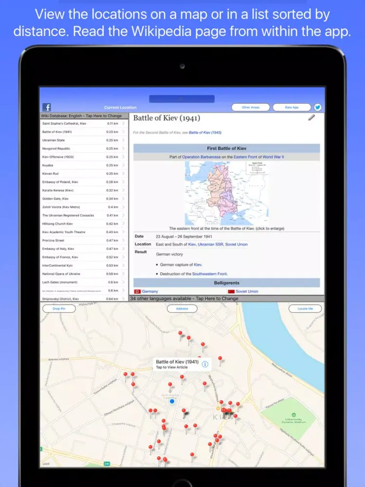 Kiev Wiki Guide iPad  স্ক্রিনশট
