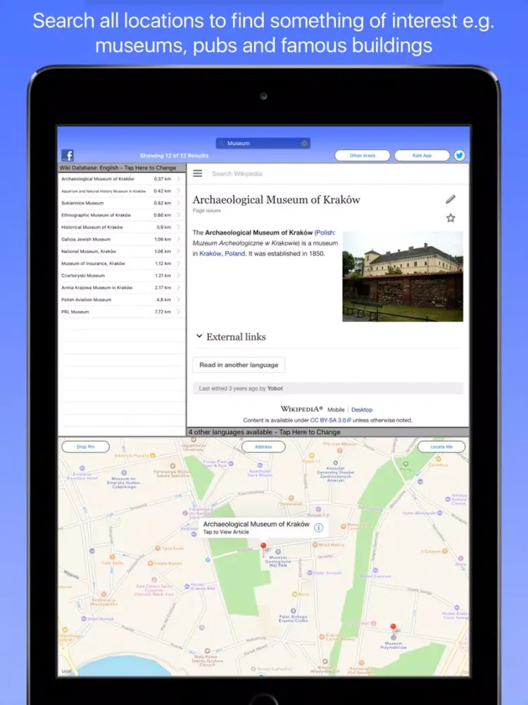Krakow Wiki Guide iPad  스크린샷