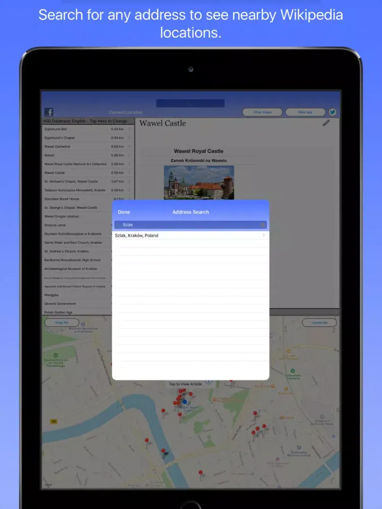 Krakow Wiki Guide iPad  스크린샷