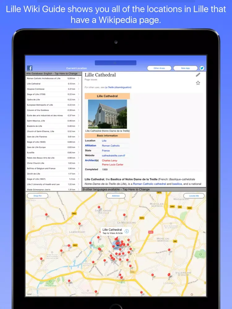 Tangkapan layar Lille Wiki Guide iPad 