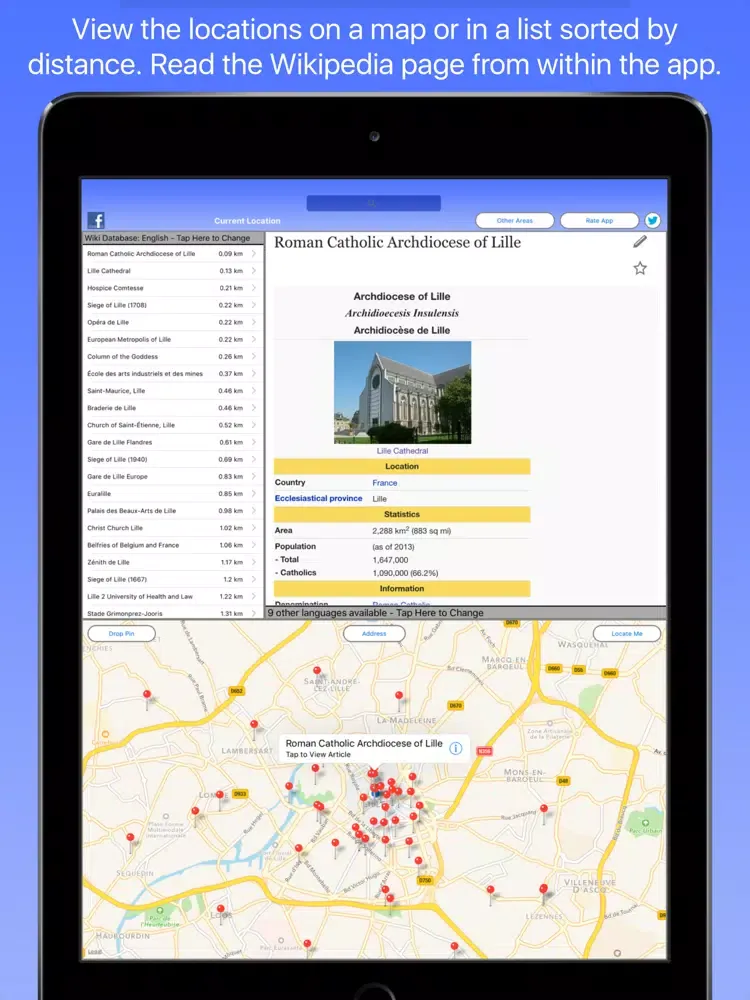 Tangkapan layar Lille Wiki Guide iPad 
