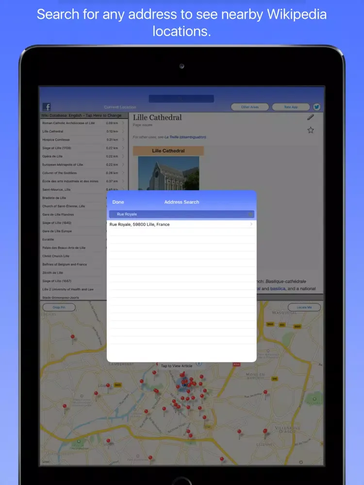 Tangkapan layar Lille Wiki Guide iPad 