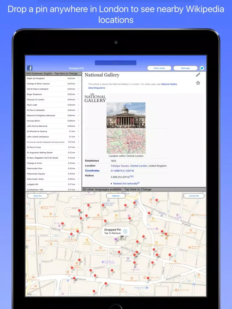 صور London Wiki Guide iPad 