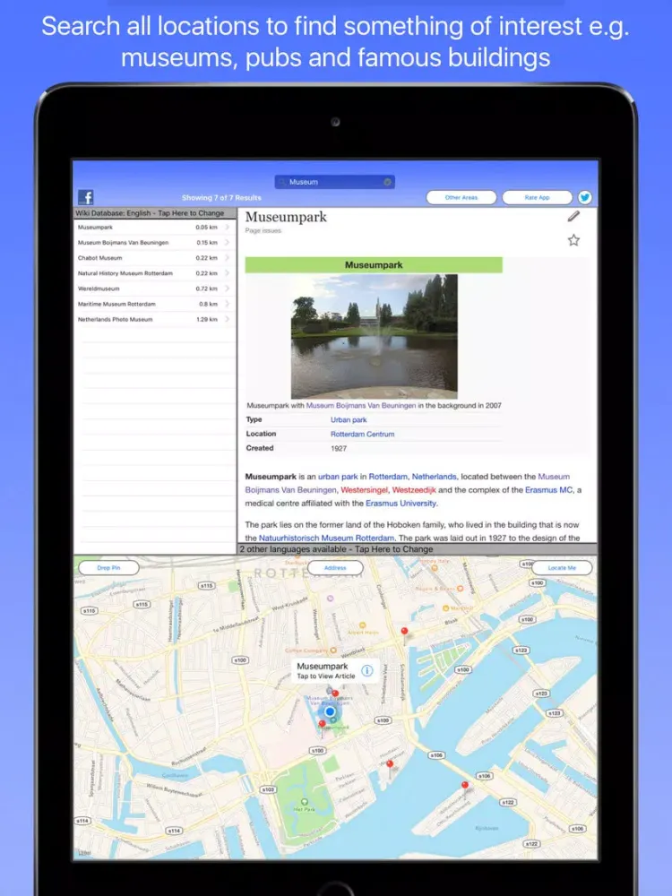 Rotterdam Wiki Guide iPad  Screenshots