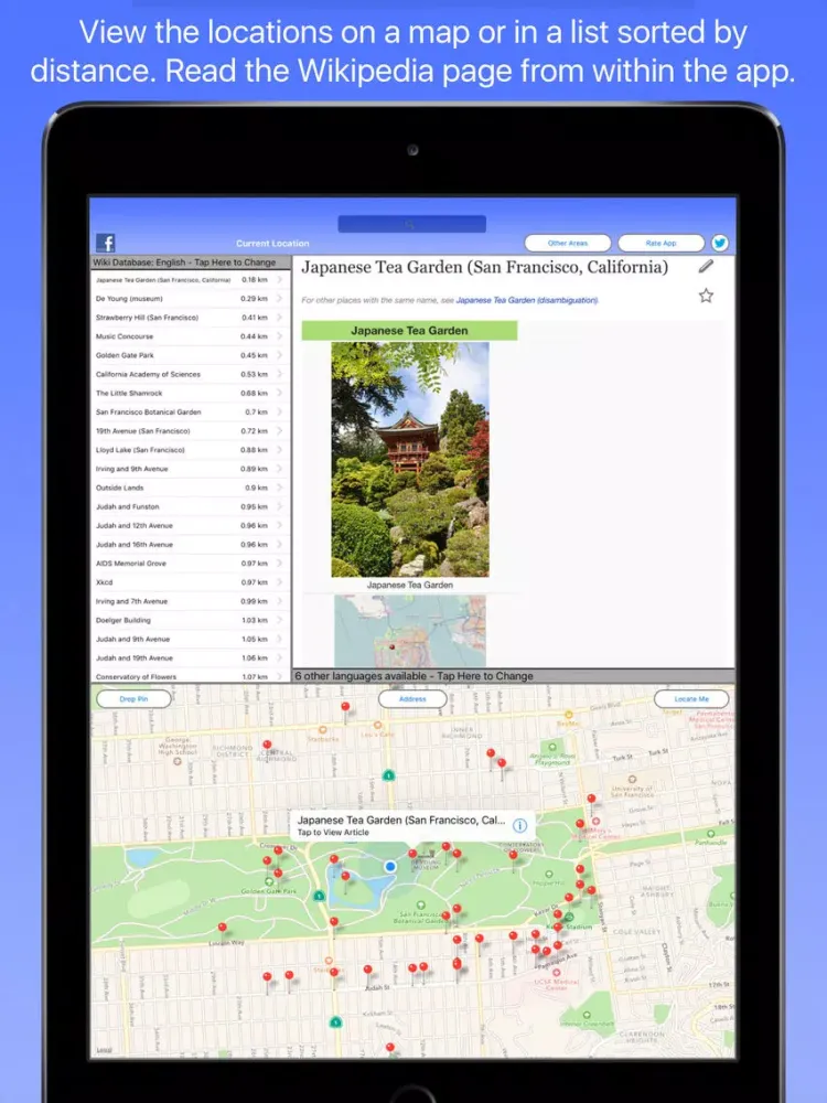 San Francisco Wiki Guide iPad  سکرین شاٹس