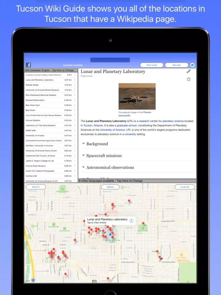 Tucson Wiki Guide iPad  Screenshots