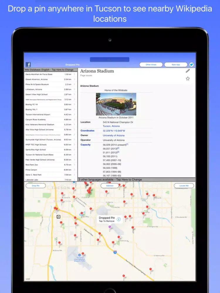 Tucson Wiki Guide iPad  Screenshots