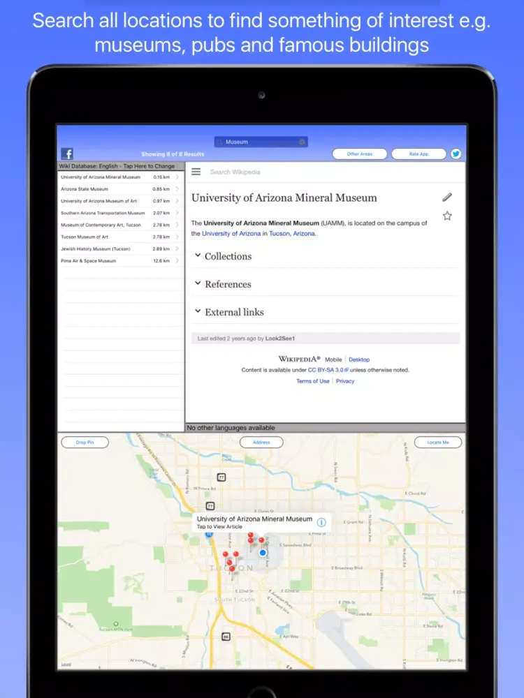 Tucson Wiki Guide iPad  Screenshots