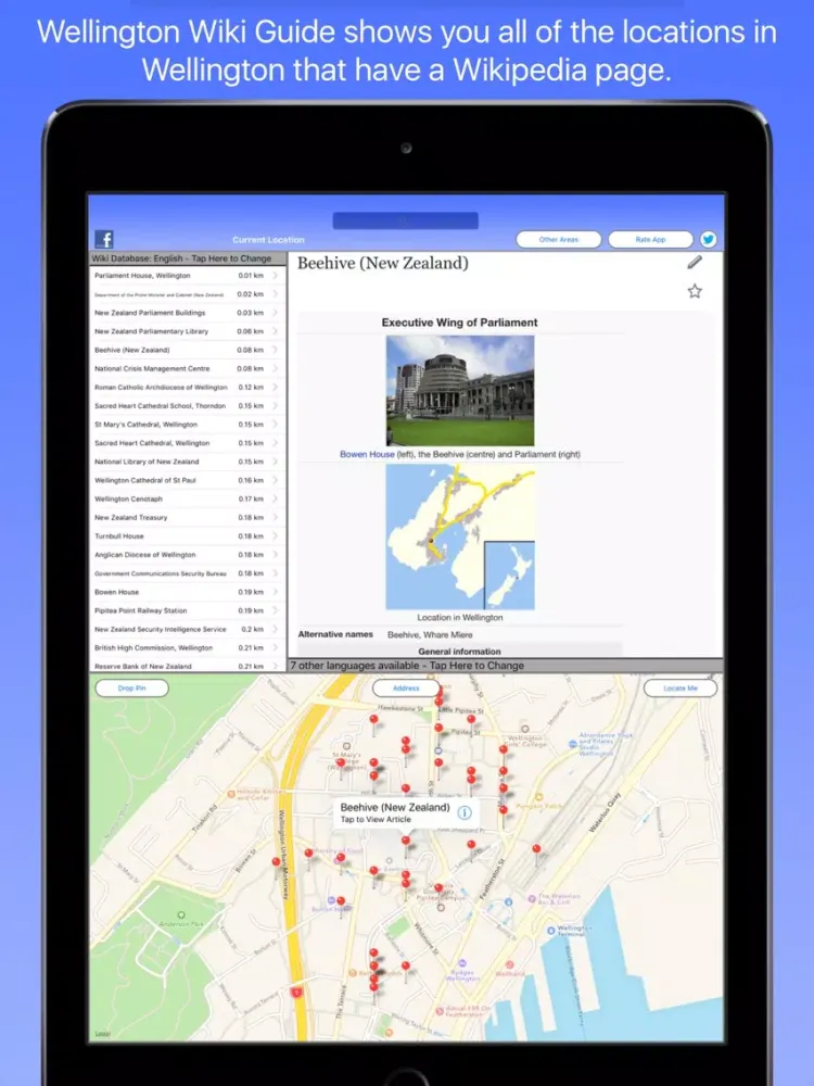 Wellington Wiki Guide iPad 应用截图