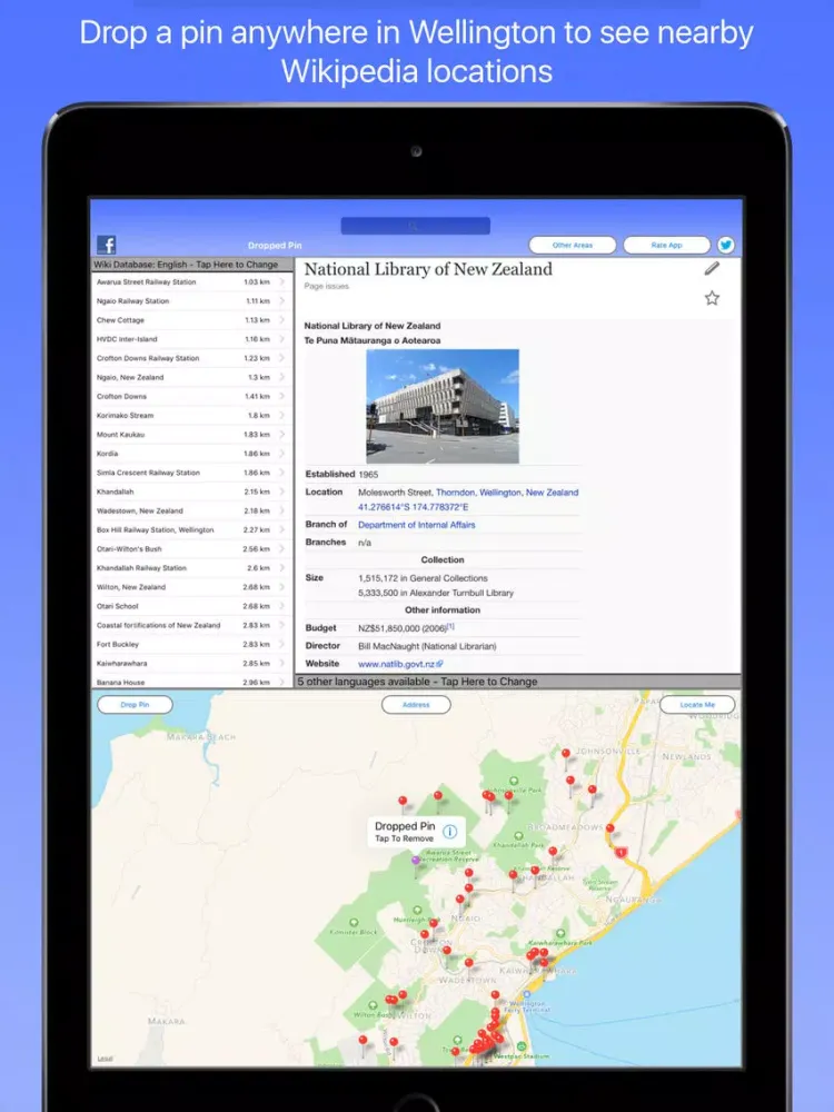 Wellington Wiki Guide iPad 应用截图