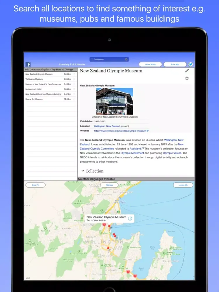 Wellington Wiki Guide iPad 应用截图