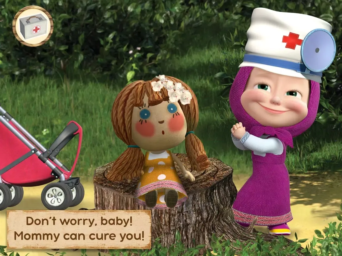 Masha and the Bear: Toy doctor iPad 应用截图