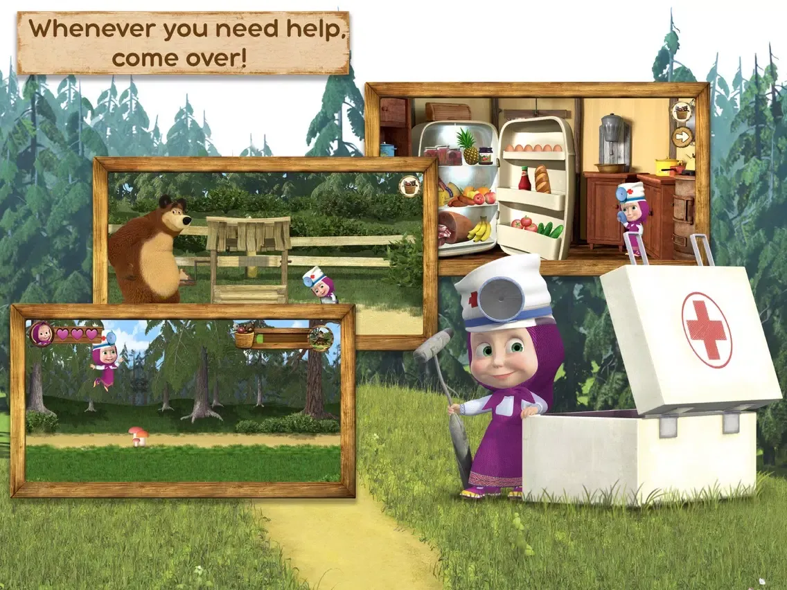 Masha and the Bear: Toy doctor iPad 应用截图