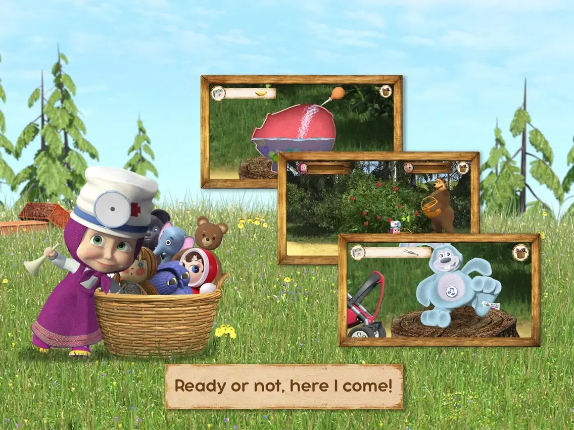 Masha and the Bear: Toy doctor iPad 应用截图