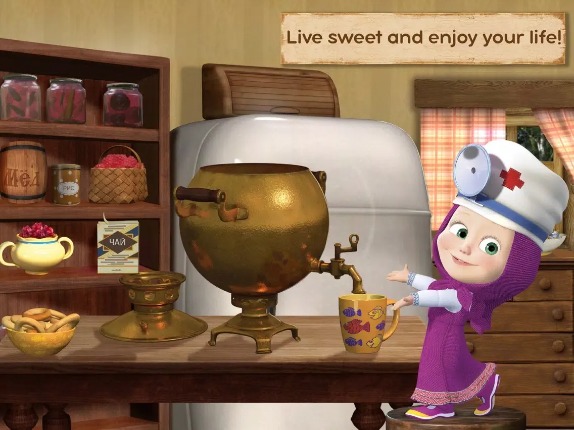 Masha and the Bear: Toy doctor iPad 应用截图