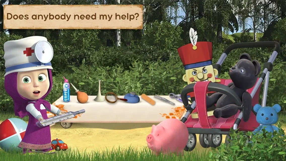 Masha and the Bear: Toy doctor应用截图