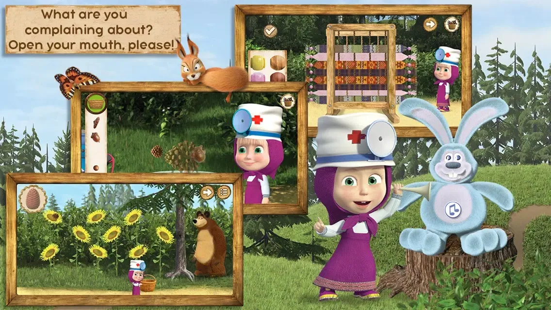 Masha and the Bear: Toy doctor应用截图