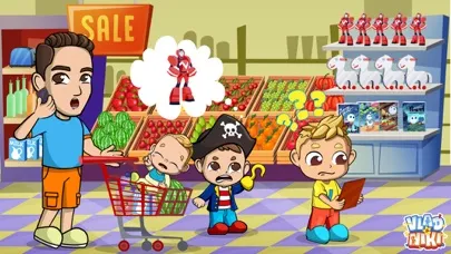 Vlad and Niki Supermarket game Screenshots