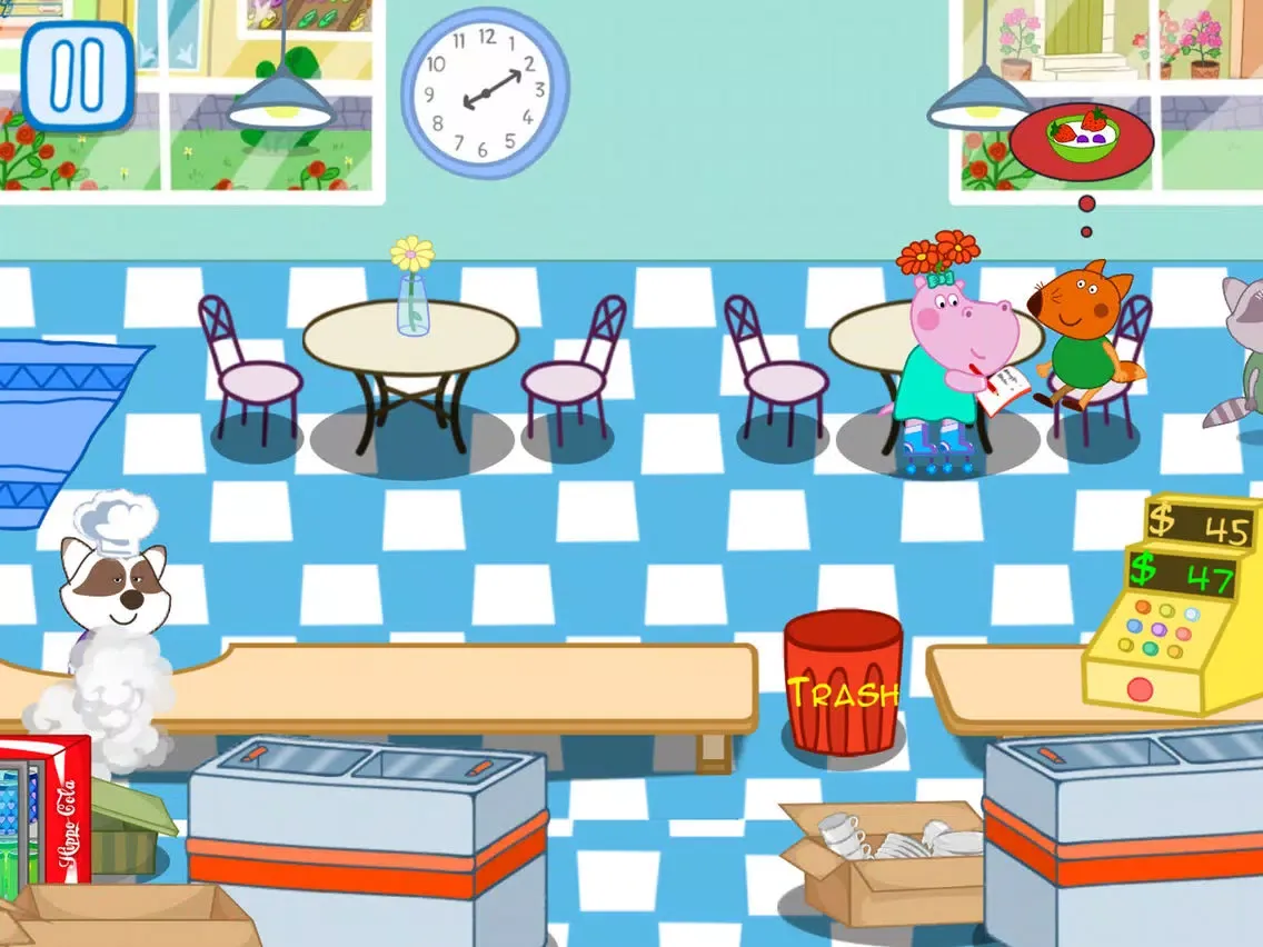 Tangkapan layar Cafe manager - Funny kitchen iPad 