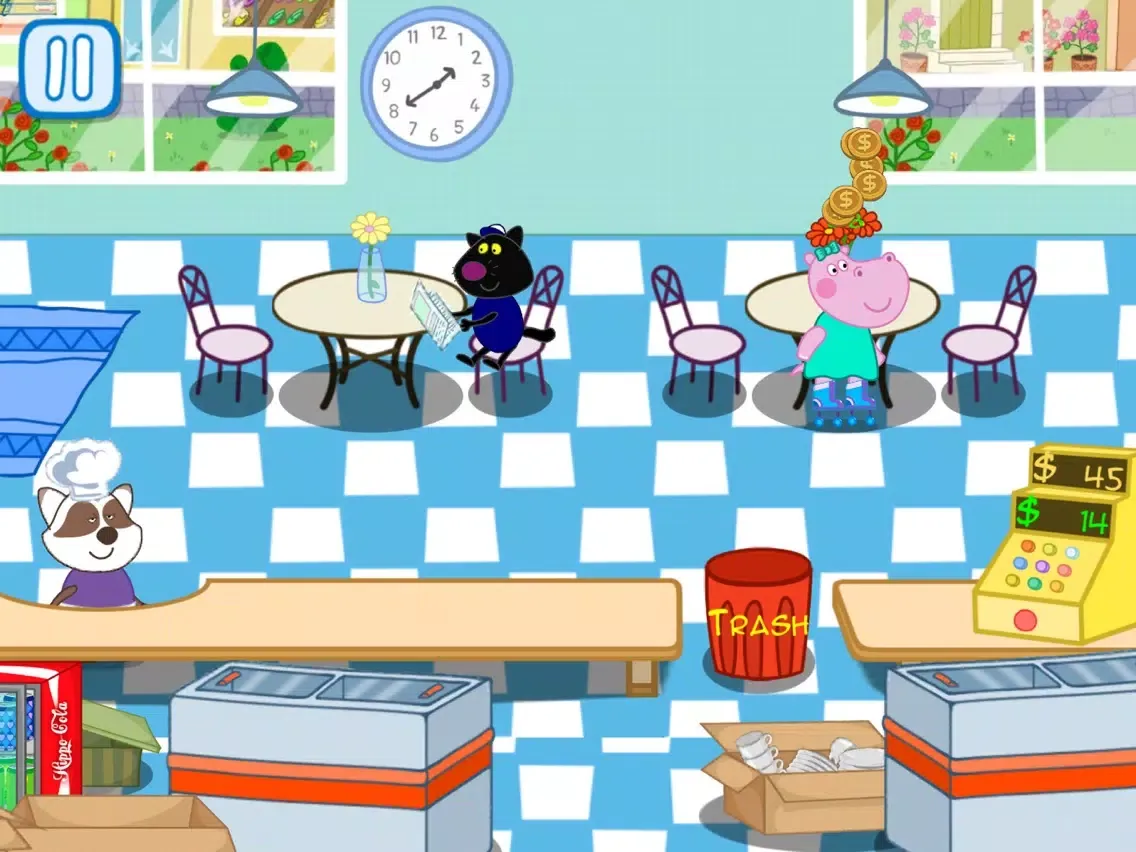 Tangkapan layar Cafe manager - Funny kitchen iPad 