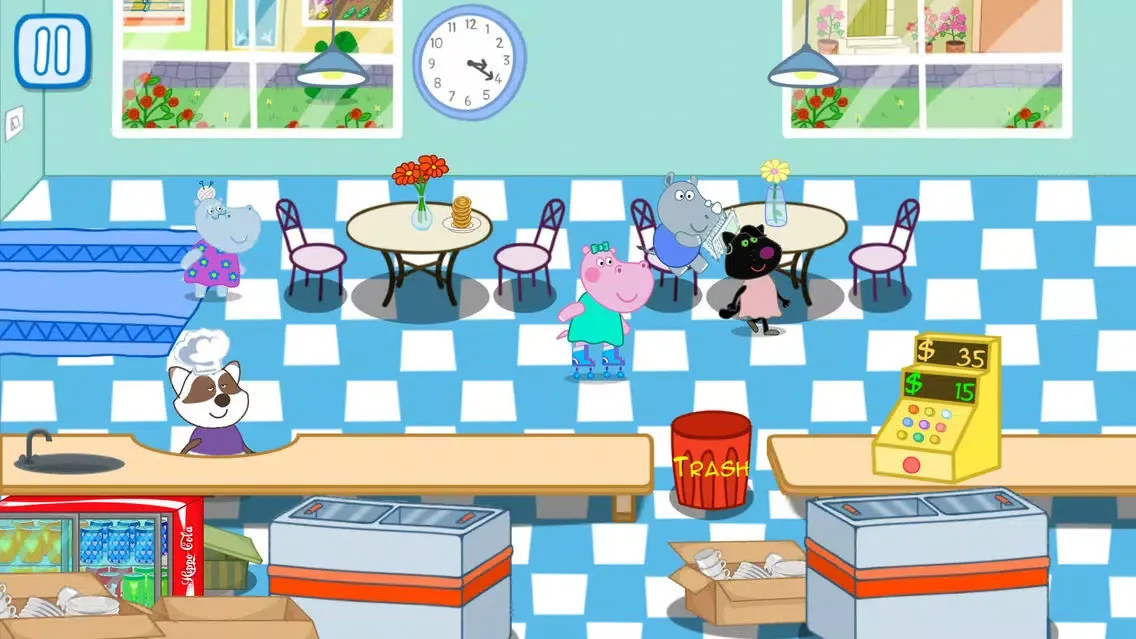 Tangkapan layar Cafe manager - Funny kitchen