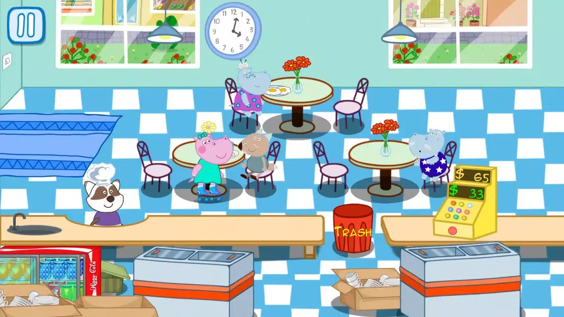 Tangkapan layar Cafe manager - Funny kitchen