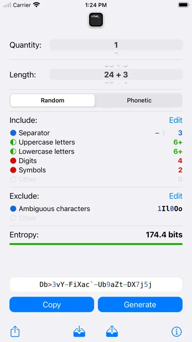 PSWD: Password Generator应用截图