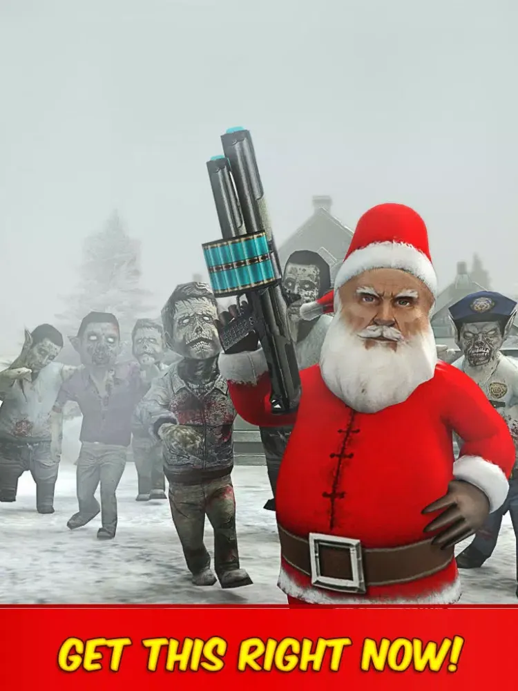 Captures d'écran de Santa Vs Elf Zombies : The Epic Christmas Battle iPad 