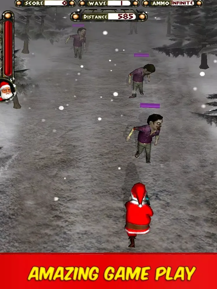 Captures d'écran de Santa Vs Elf Zombies : The Epic Christmas Battle iPad 