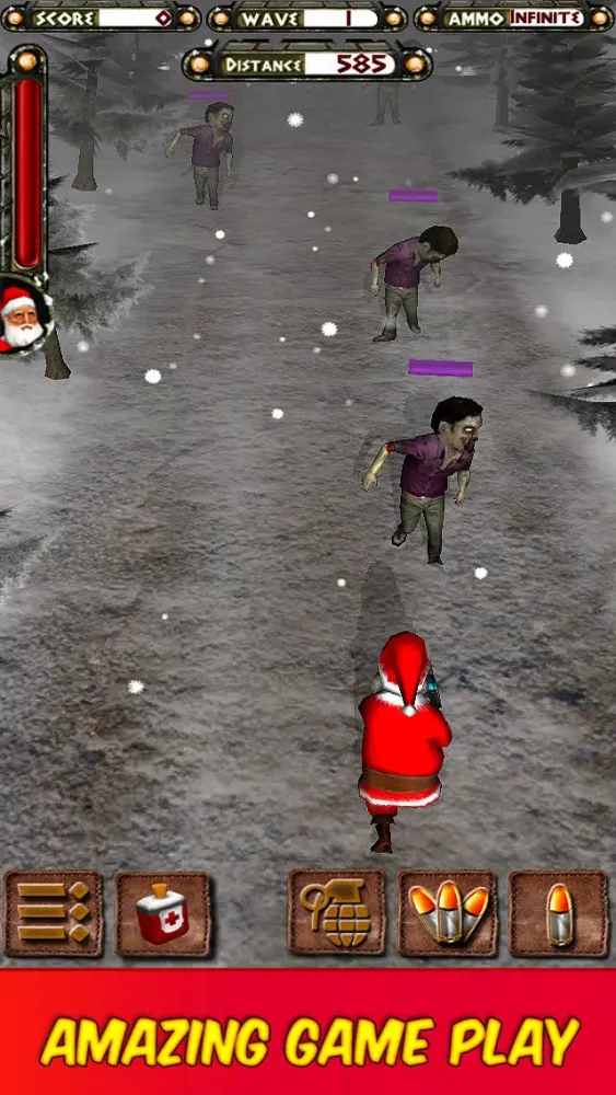 Captures d'écran de Santa Vs Elf Zombies : The Epic Christmas Battle