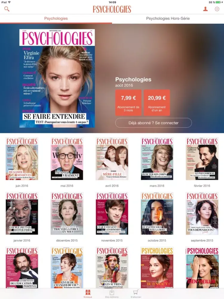 Psychologies iPad 應用截圖