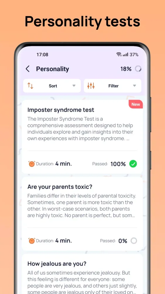 صور Psychotests, personality tests