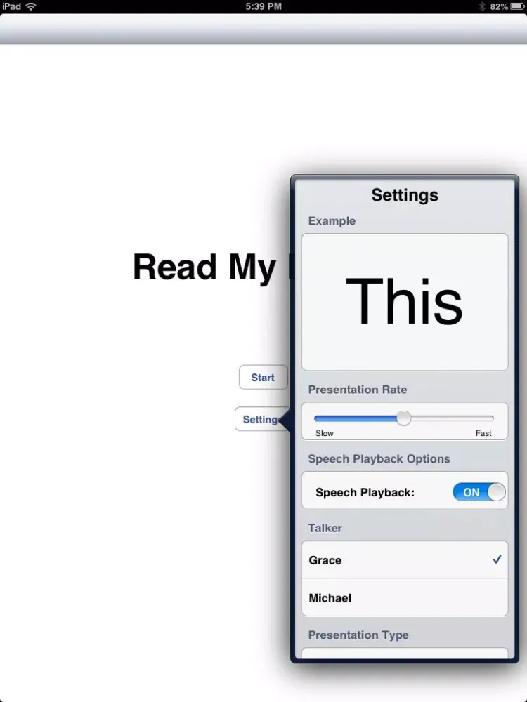 Screenshot di Read My Books iPad 