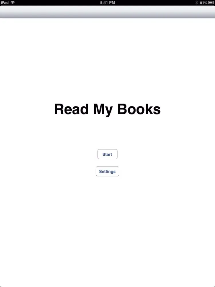 Screenshot di Read My Books iPad 