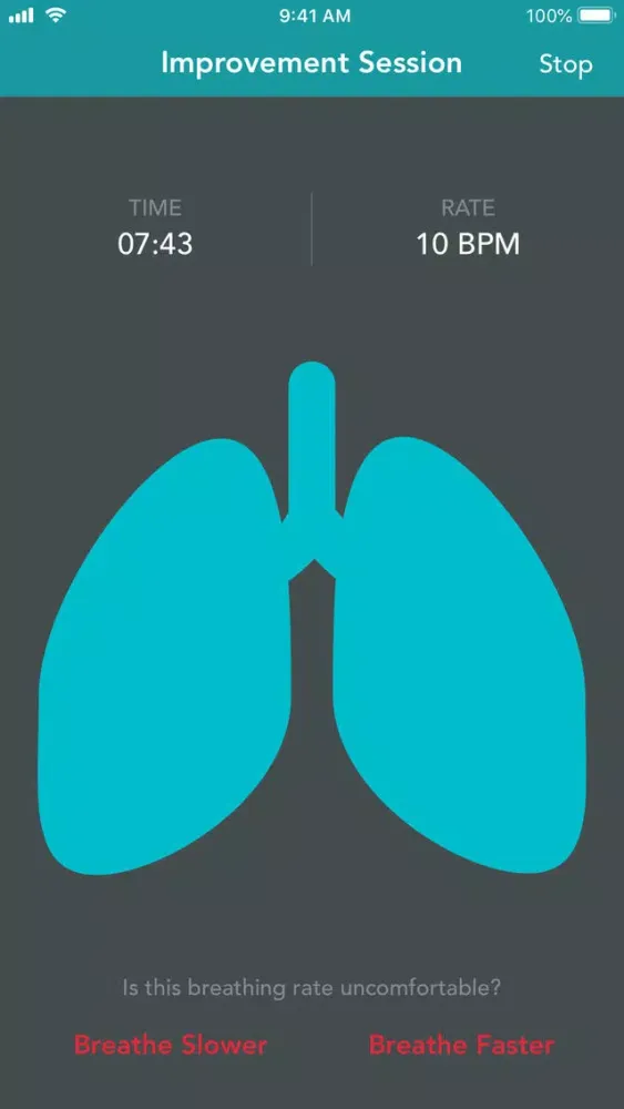 PSYTREC Breathing Trainer Screenshots
