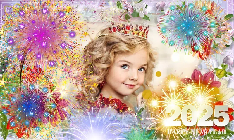 صور New Year photo frame 2025