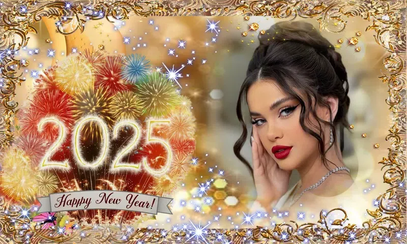 صور New Year photo frame 2025